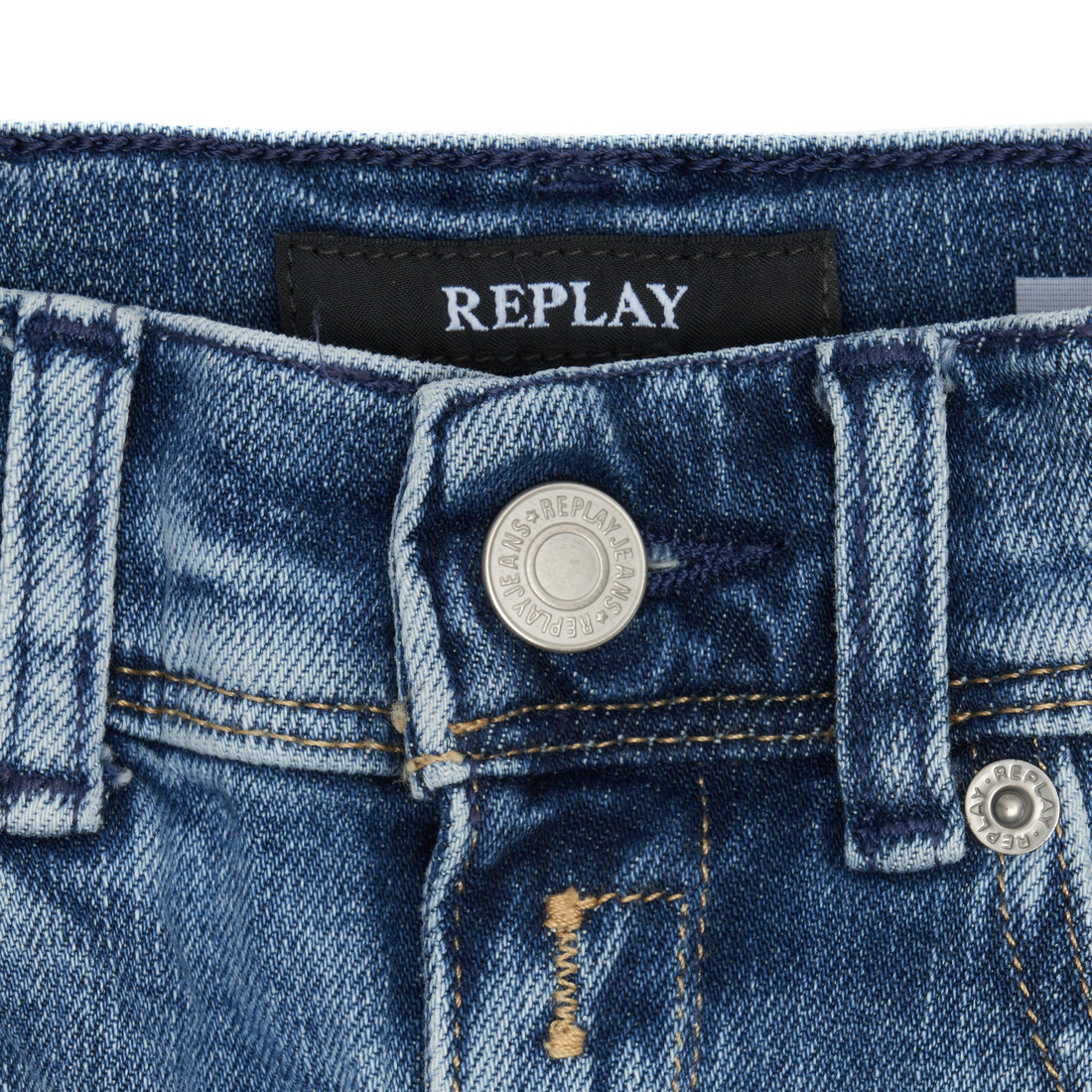 WALLYS 11ozスーパースリムストレッチデニムパンツ 詳細画像 ライトブルー 3